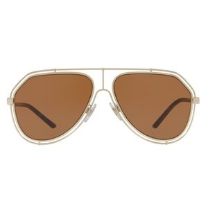Dolce & Gabbana Gold Aviator Sunglasses